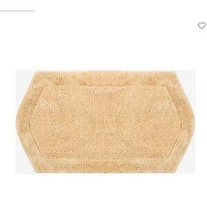 Home Weavers Waterford 24X40 Inch Bath Rug Quick Dry Yellow 100% Cotton